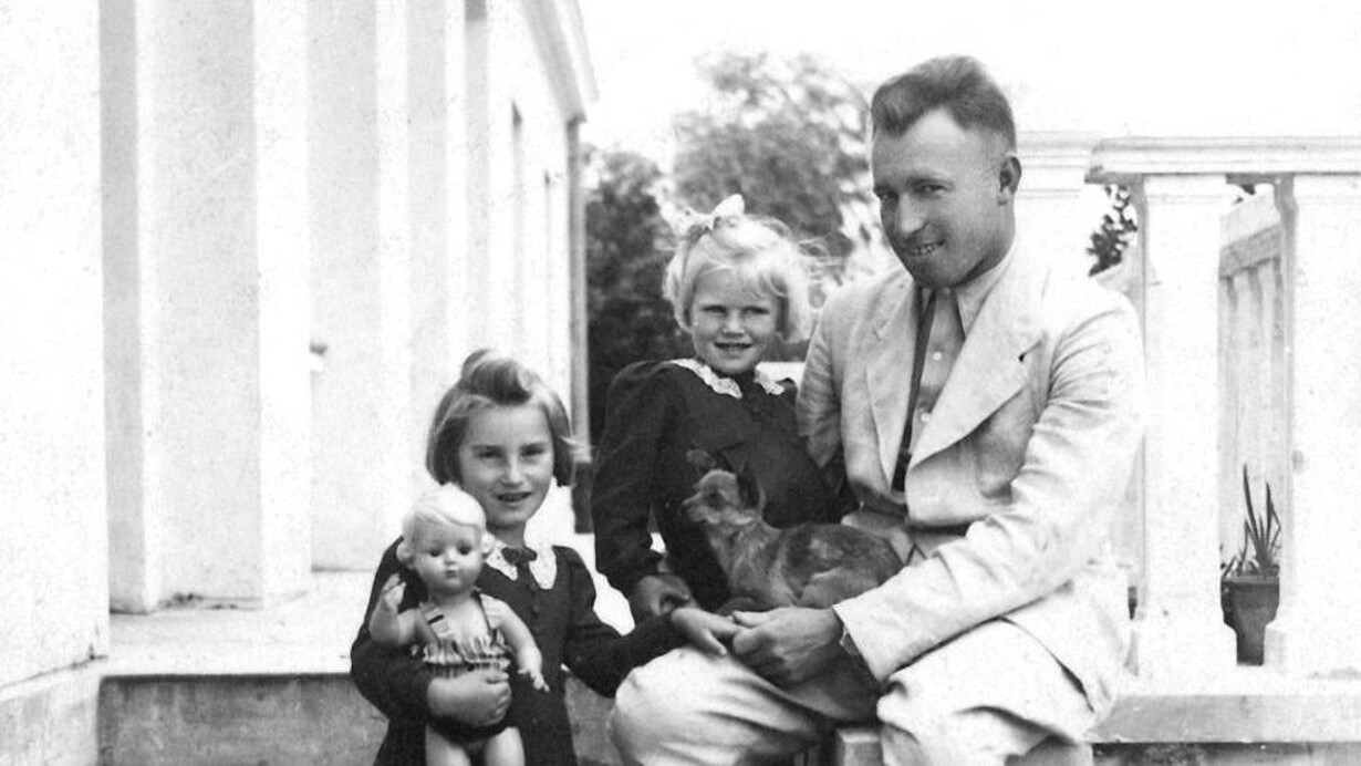 Franz Stangl nel 1942 con le figlie