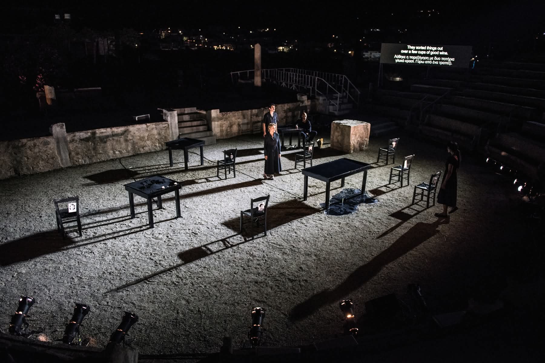 Olia Lazaridou Thēbae Desertae By Kiriakos Haritos Inspired by Sophocles’ Antigone, Epidaurus 2025