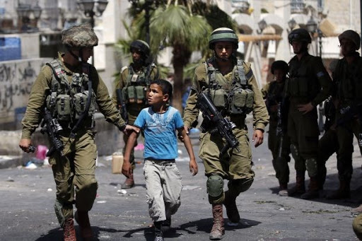 Bambno palestinese arrestato dalla polizia israeliana