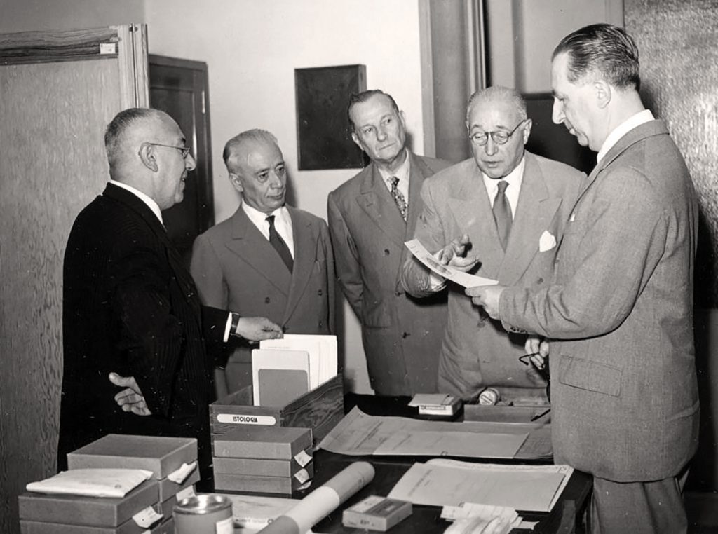 Domenico Marotta all' IISS nel 1954