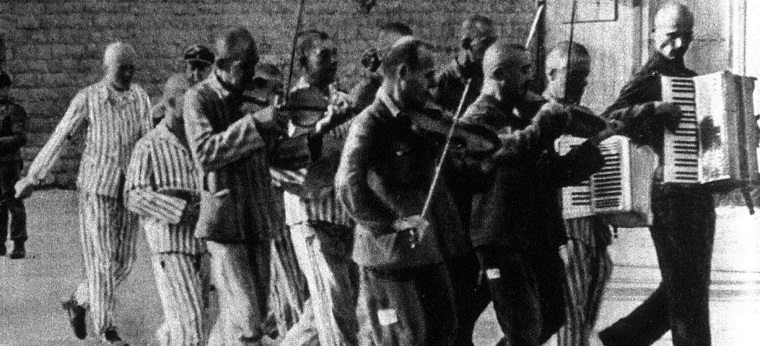 Orchestra di deportati nel campo di Terezin